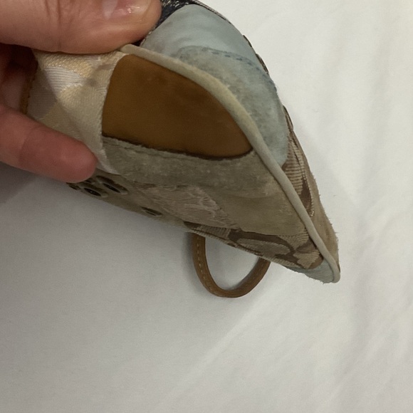 Coach Patchwork Wristlet in Neutral Tones - Picture 6 of 9